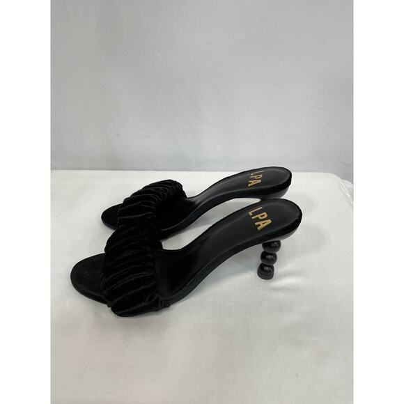 Lpa 'Lia' Black Leather Heel Size 7.5 - Picture 4 of 5